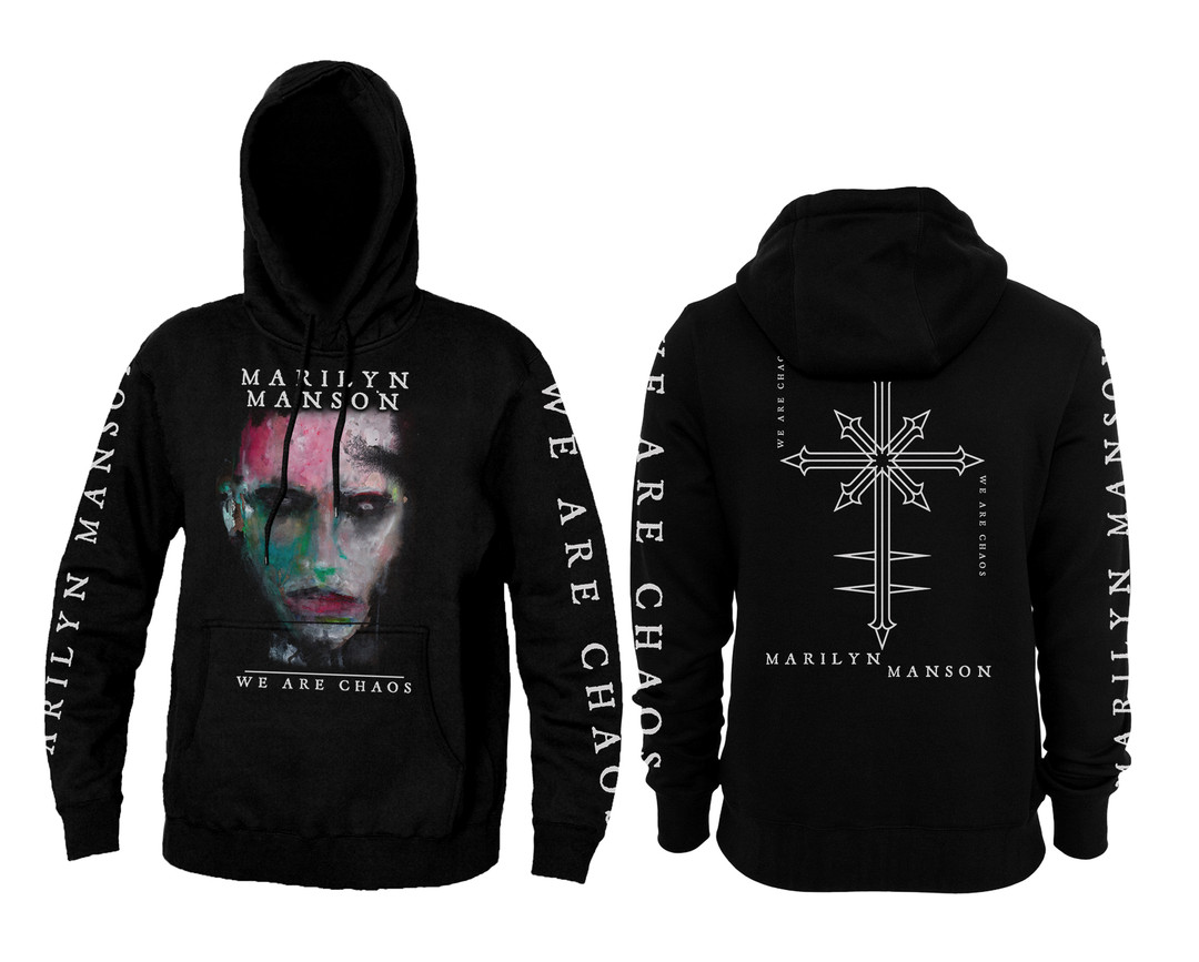 Graphic Hoodie Streetwear - Худи Мэрилина Мэнсона, оверсайз, унисекс, с