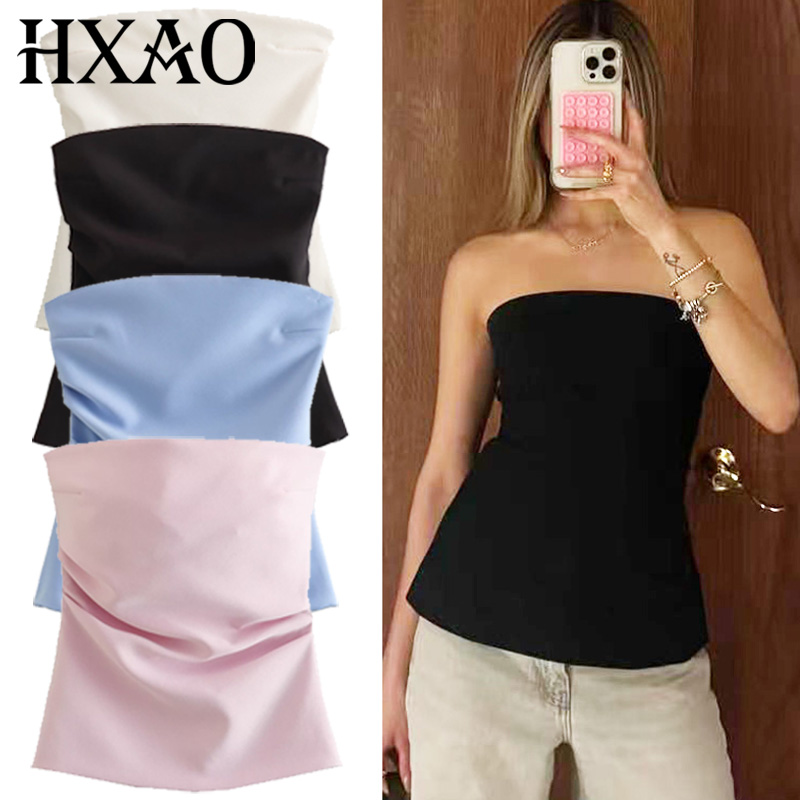 Street Fashion Vest - HXAO Корсет-труба для женщин, лето 2025