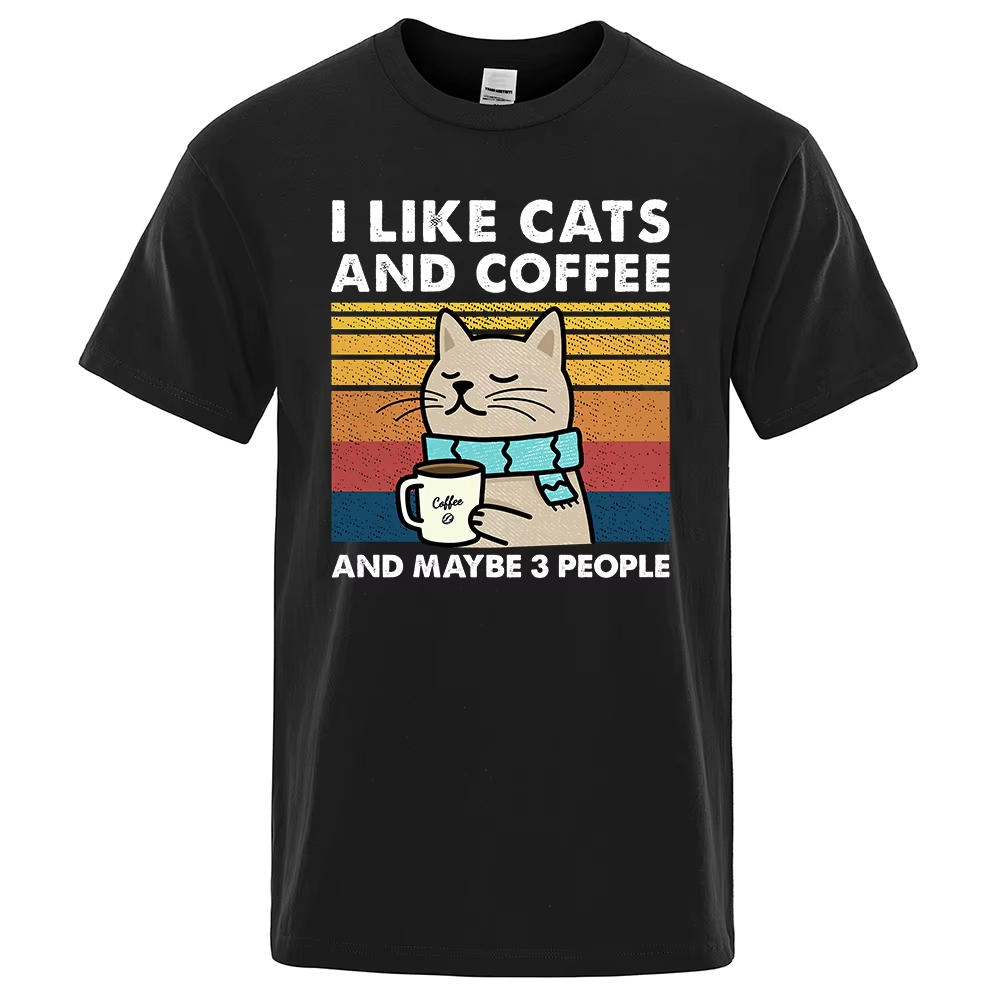 Fashion Street Cat - Забавная футболка с надписью «I Like