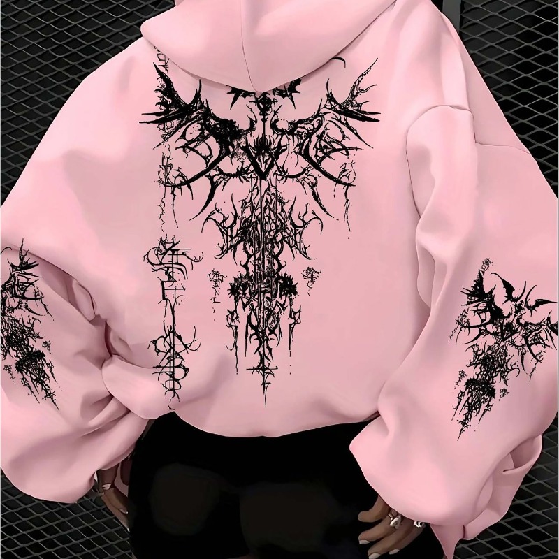 Graphic Hoodie Streetwear - Женская толстовка с капюшоном в американском