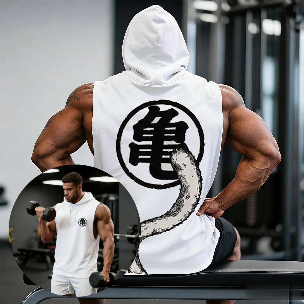 Graphic Hoodie Streetwear - Мужская майка-безрукавка Dragon Ball 2026: оверсайз,
