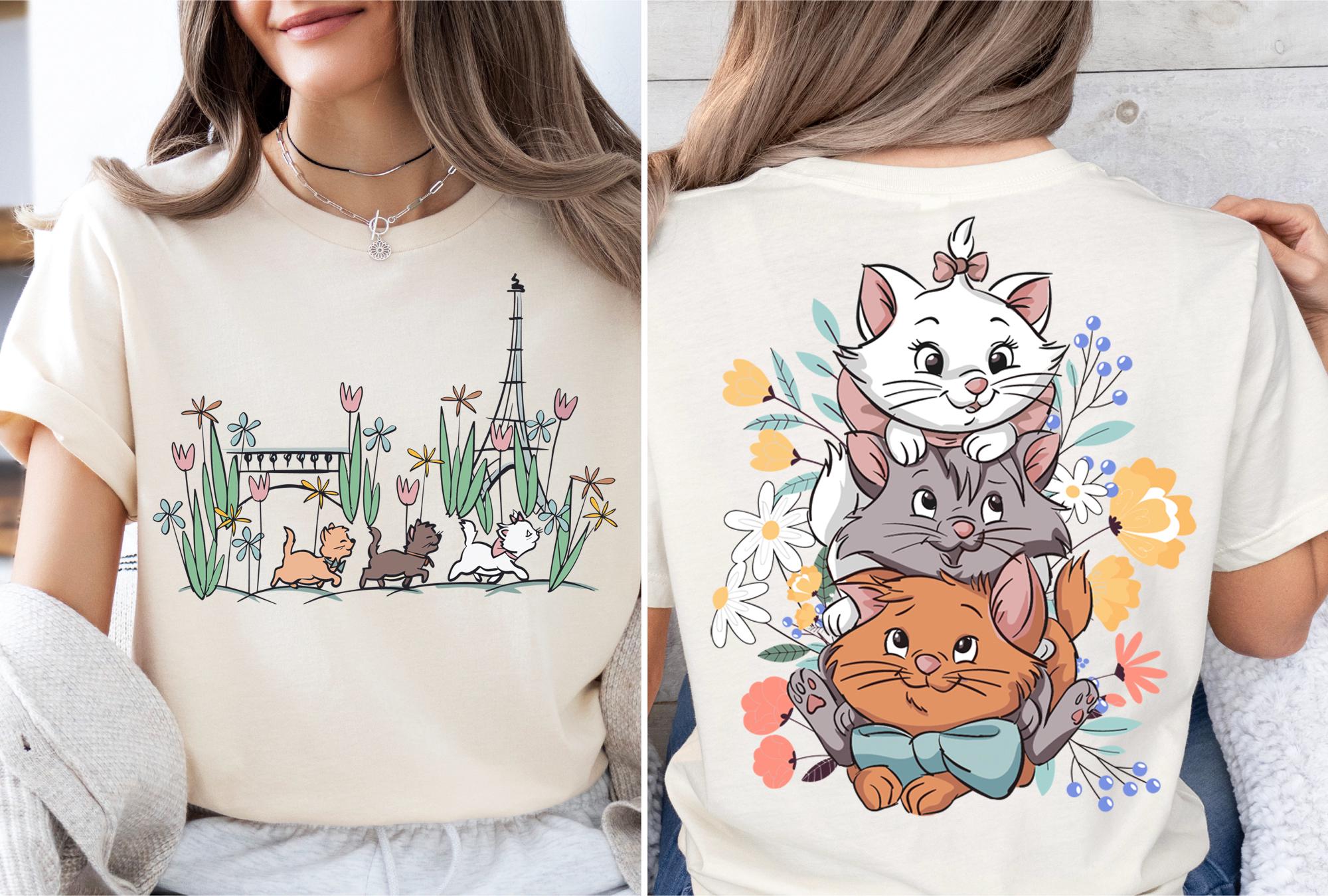 Fashion Street Cat - Женская летняя футболка с мультяшным принтом,