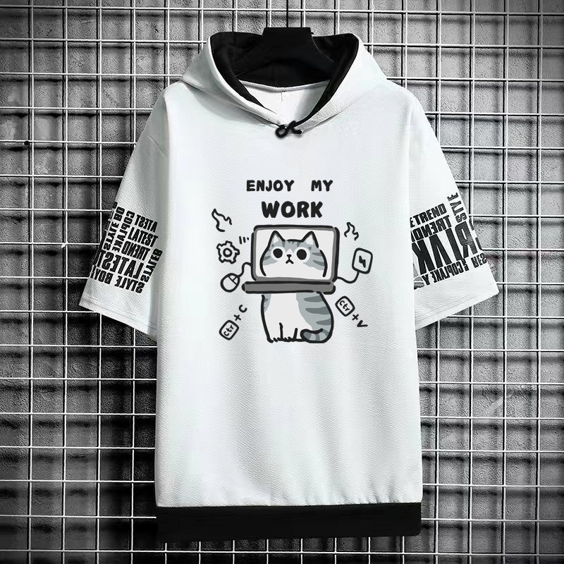 Graphic Hoodie Streetwear - Мужская футболка Harajuku, женская футболка с