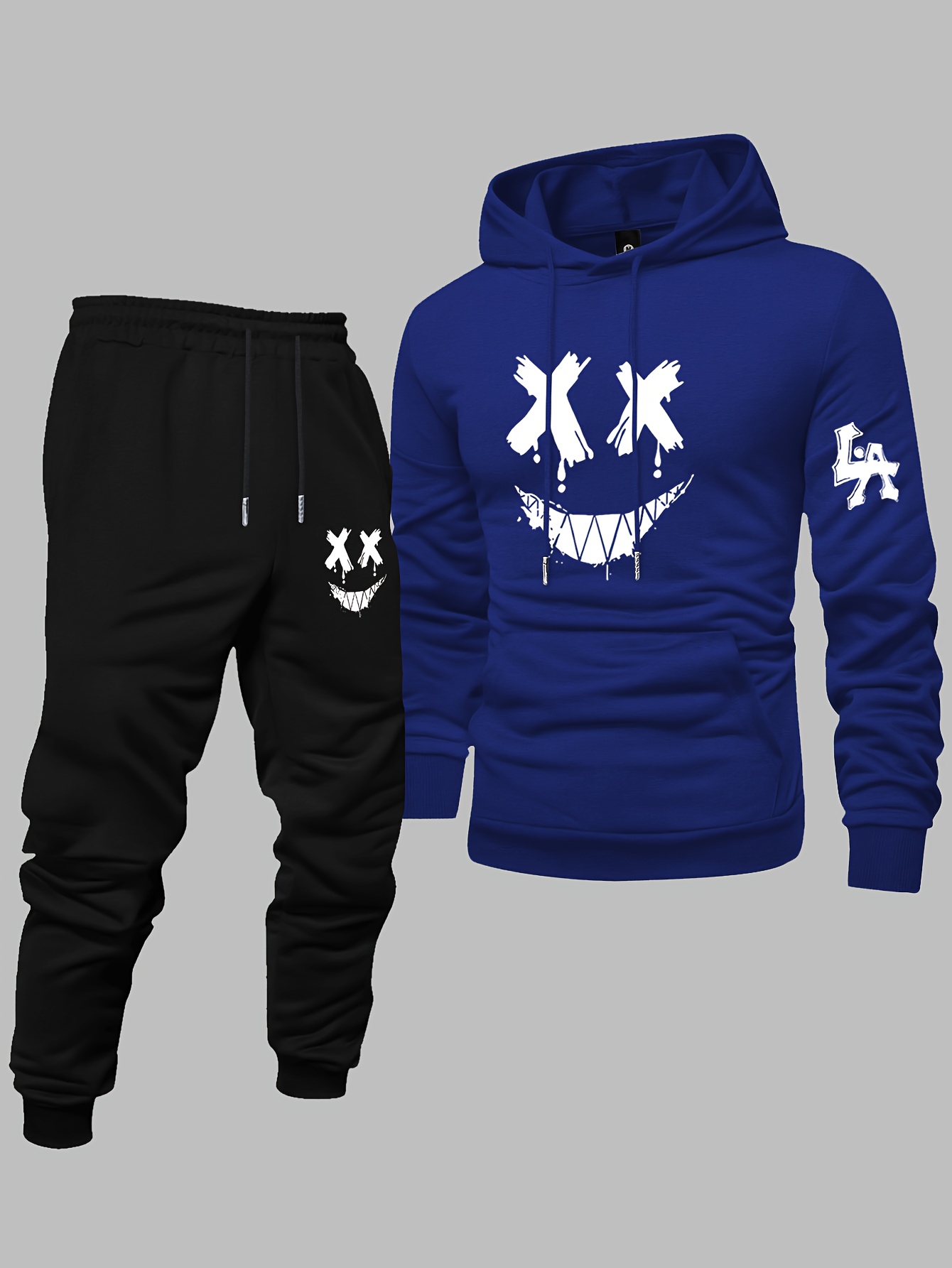 Graphic Hoodie Streetwear - Мужской модный спортивный костюм 2026 года: