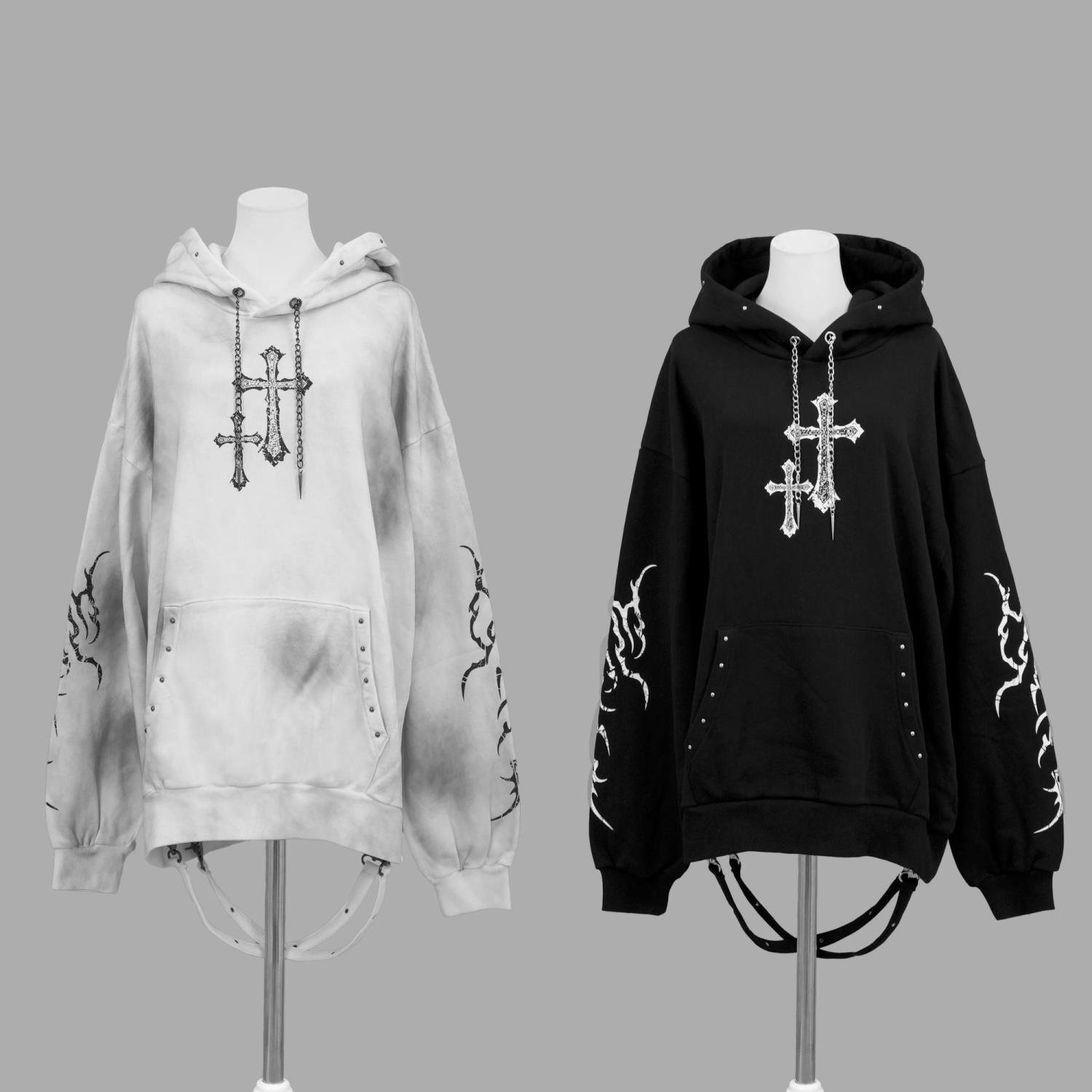 Новые субкультуры, готические  – обзор и цена Graphic Hoodie Streetwear