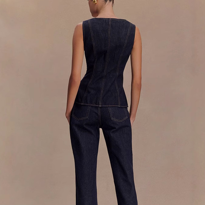Летние джинсовые комплекты брю – обзор и цена Street Fashion Vest