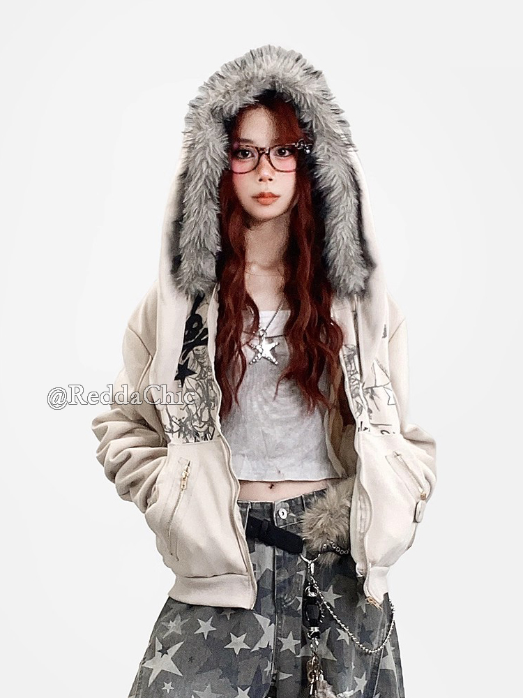 REDDACHiC эстетические толстов – обзор и цена Graphic Hoodie Streetwear
