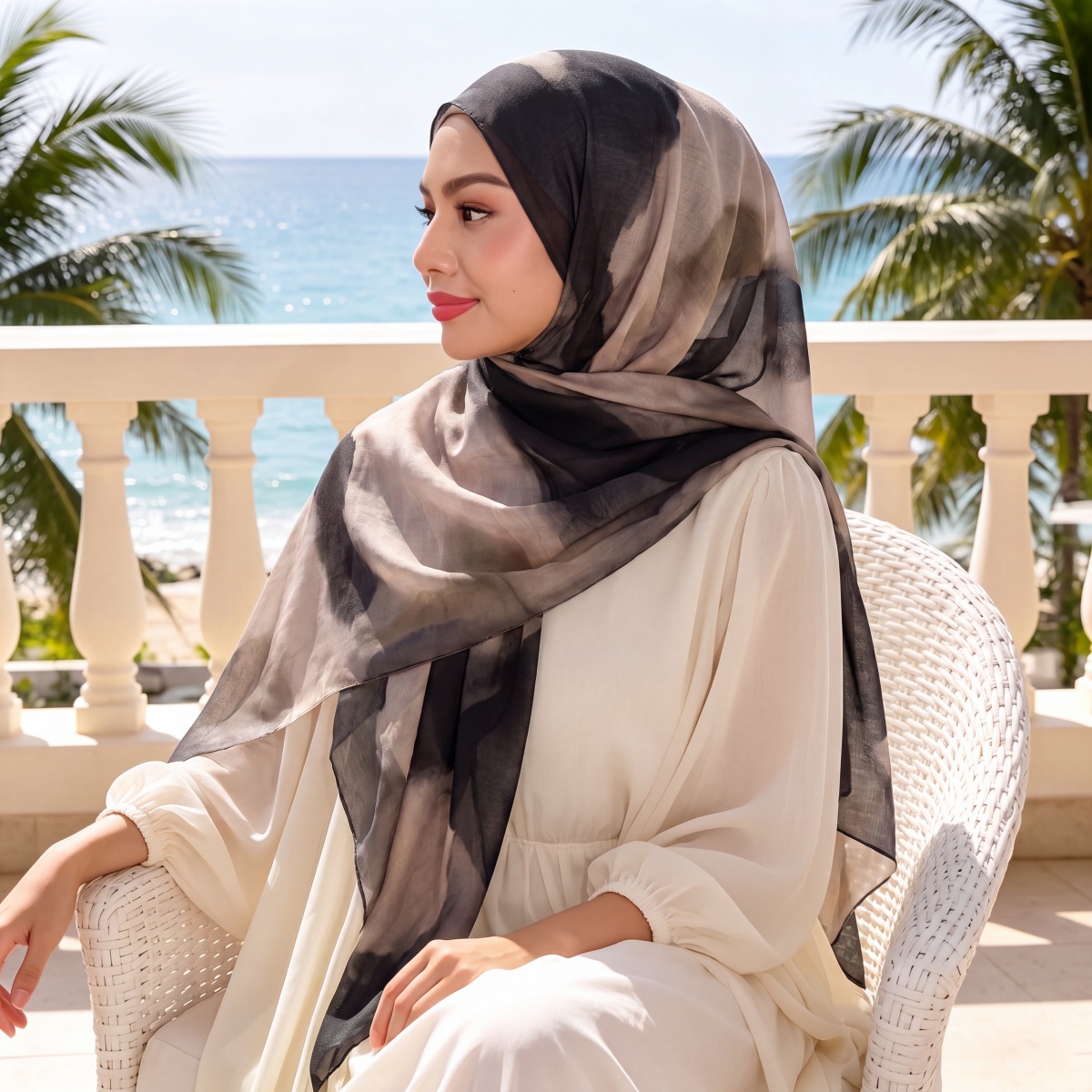 Женский пашминовый шарф-бандан – обзор и цена Street Fashion Hijab