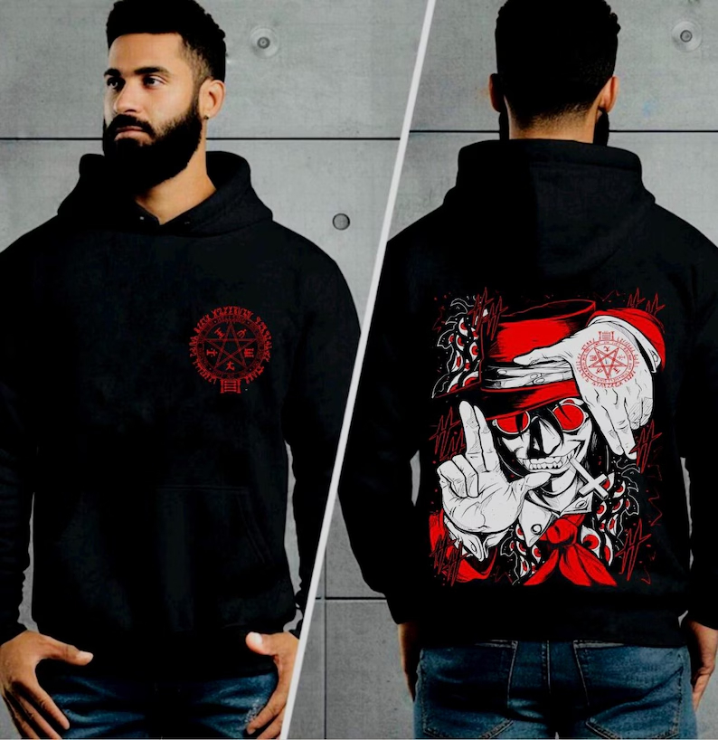 Худи Hellsing оверсайз унисекс – обзор и цена Graphic Hoodie Streetwear