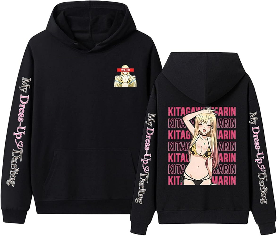Худи My Dress-Up Darling, овер – обзор и цена Graphic Hoodie Streetwear