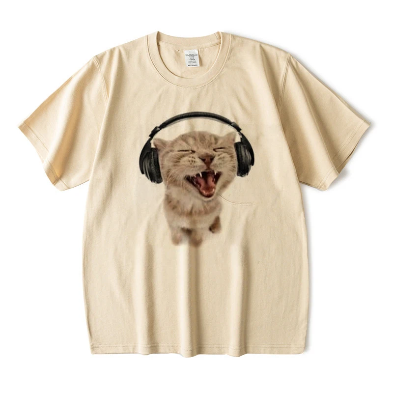 Женская футболка с короткими р – обзор и цена Fashion Street Cat