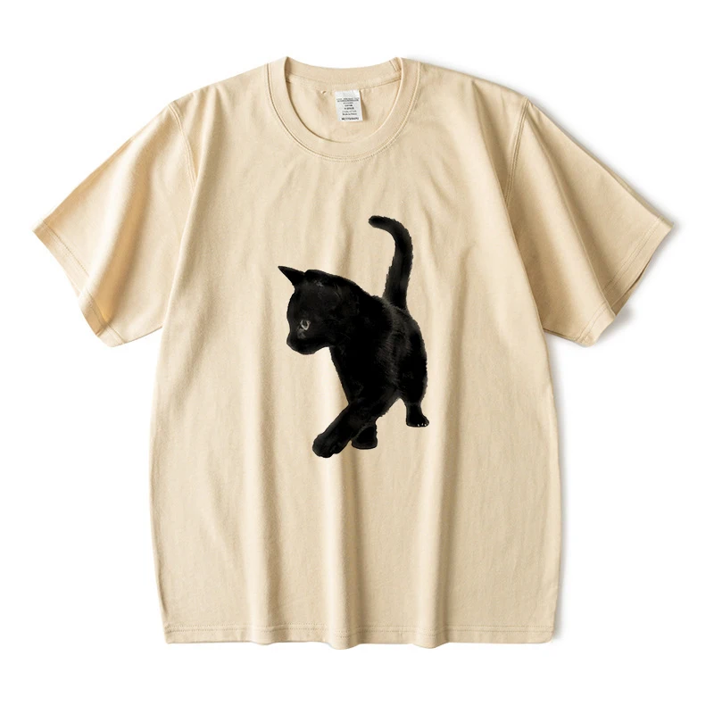 Женская футболка с короткими р – обзор и цена Fashion Street Cat