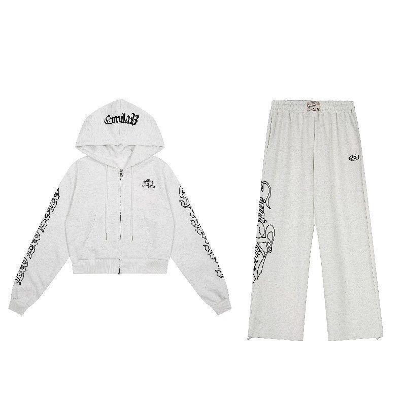 Женский комплект из двух предм – обзор и цена Graphic Hoodie Streetwear